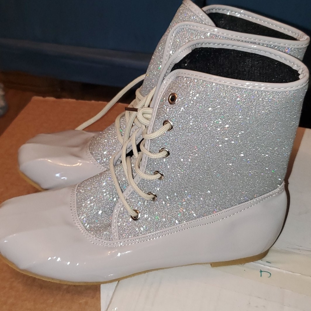 Glitter Duck Boots
